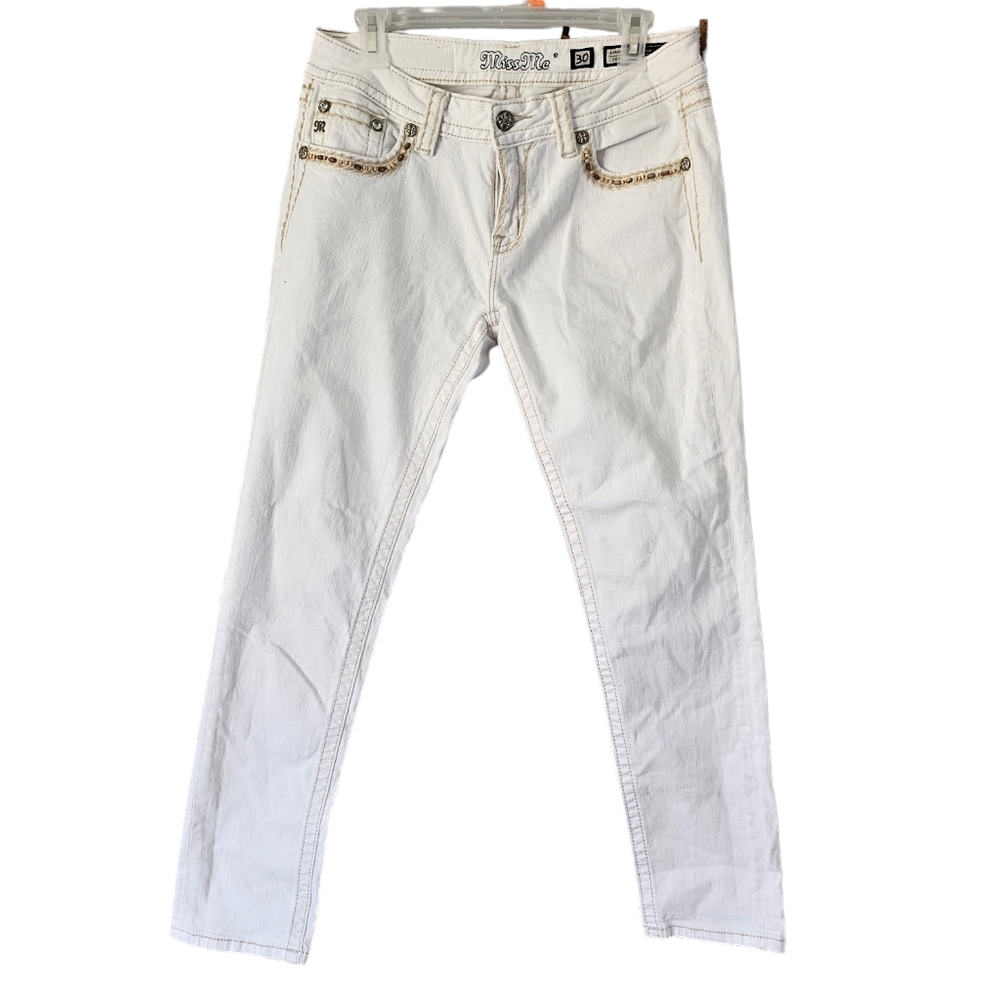 Miss Me White Jeans Womens 30×30